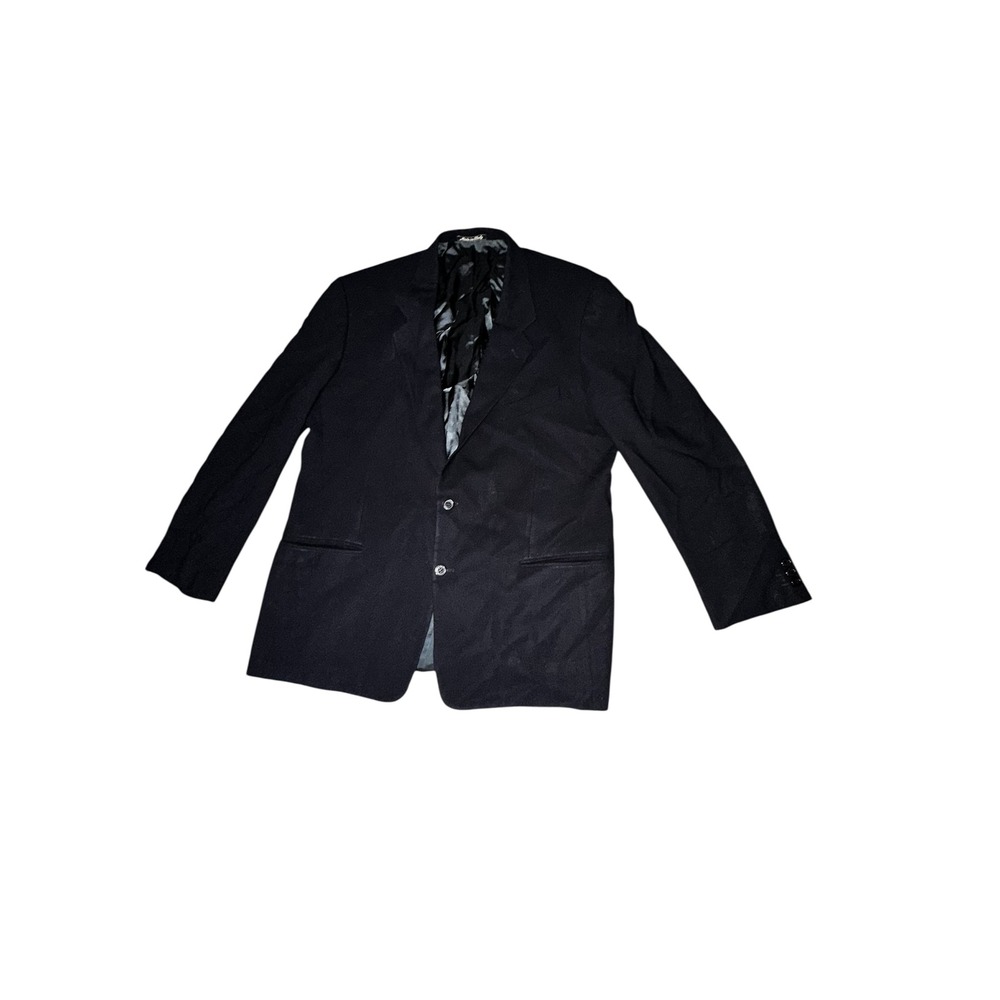 Emporio Armani Navy Size 54 100% Wool‎ Made in Italy